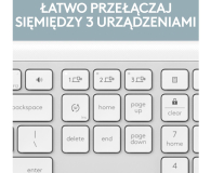 Logitech MK950 biały - 1233178 - zdjęcie 12